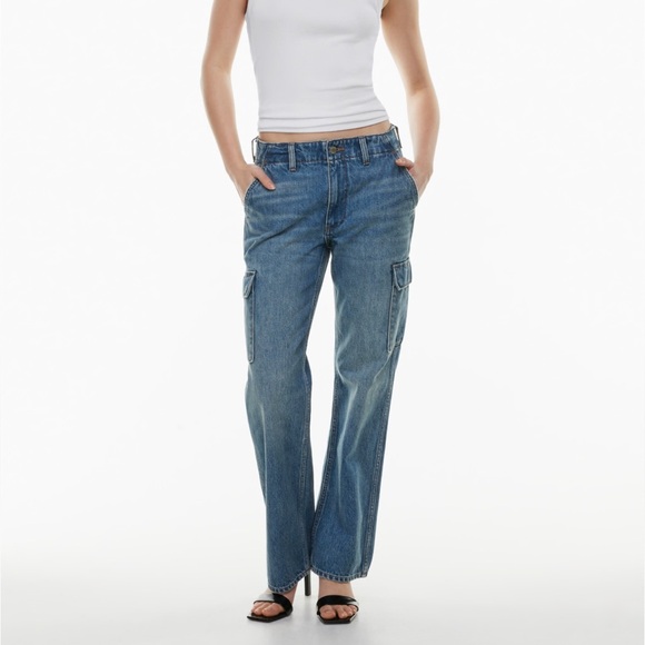 Aritzia Denim - Aritzia Denim Forum The '90s Edie Lo-Rise Cargo Jean